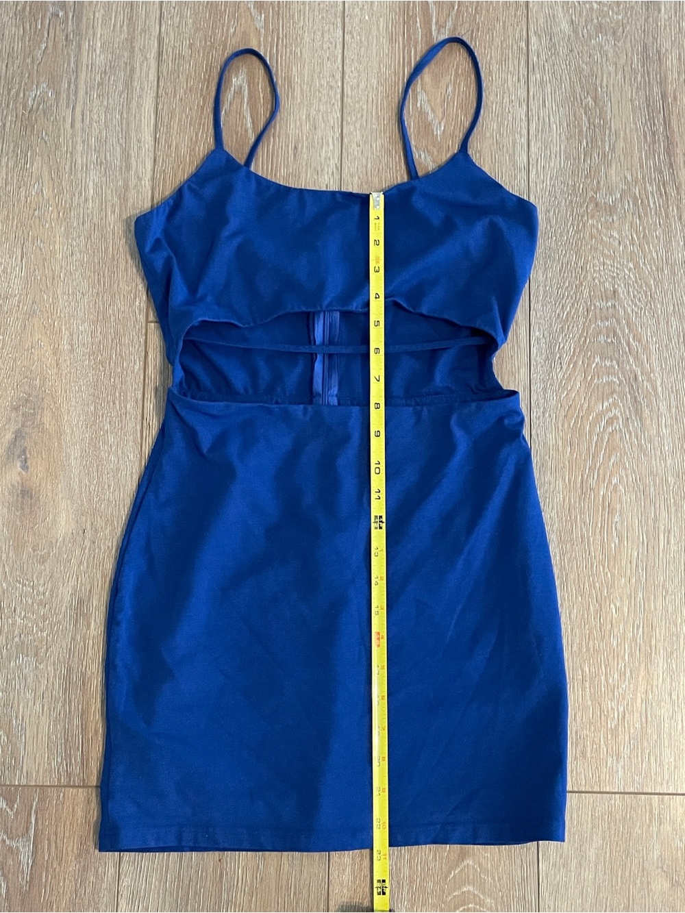 Superdown Royal Blue Cutout Mini Dress